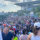 The packed crowd at the Miami Grand Prix.